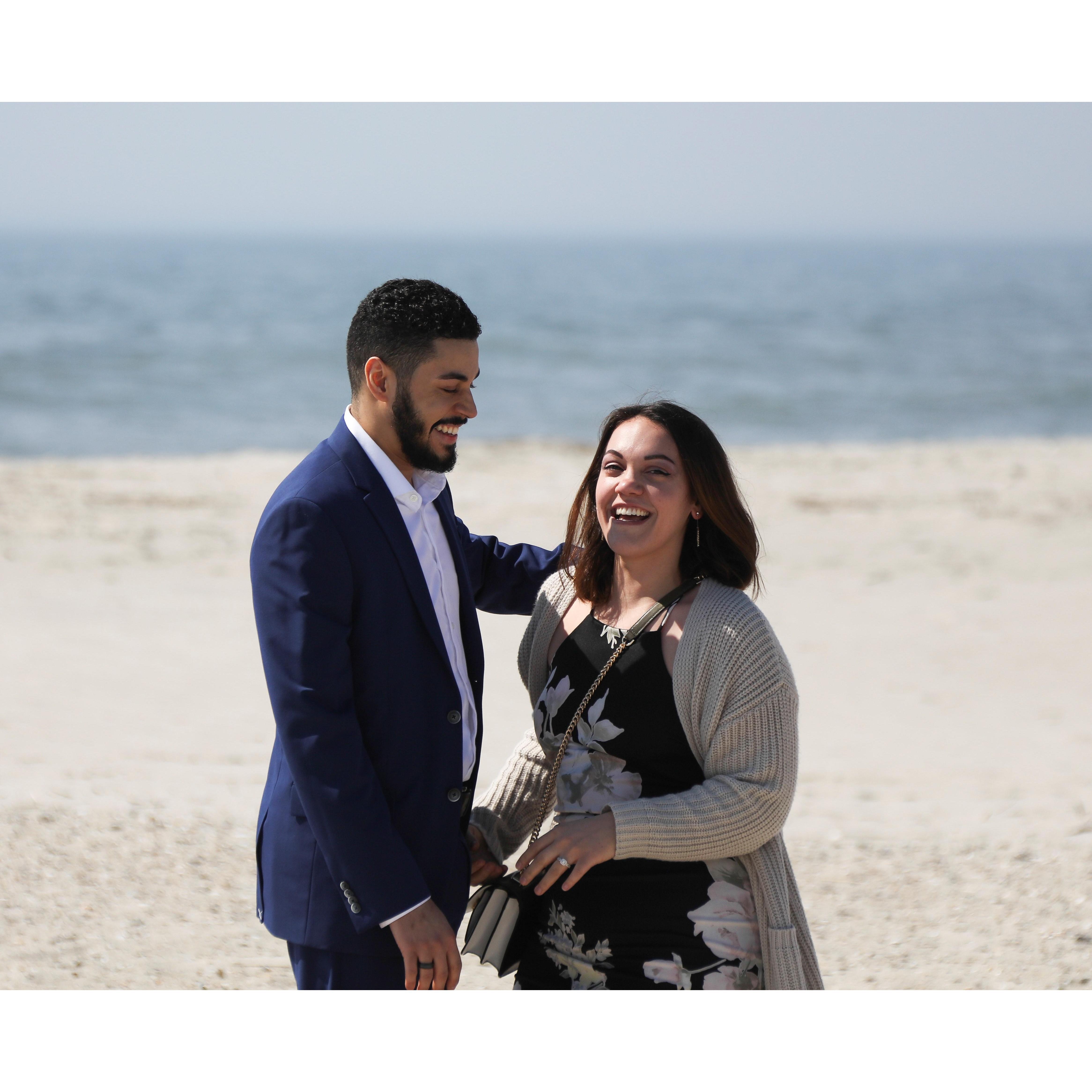 The day he asked, and she said Yes!