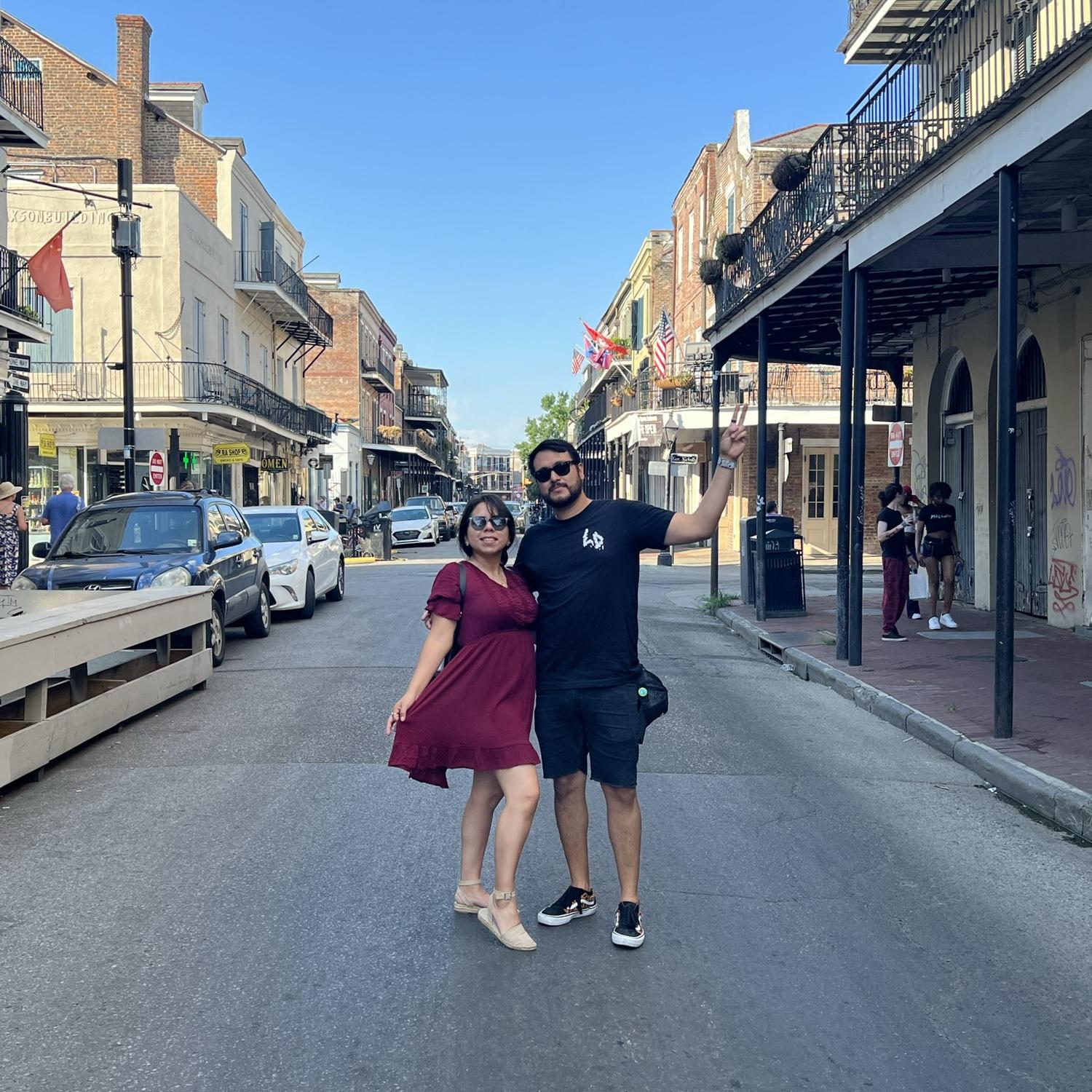 Wandering through the streets of New Orleans