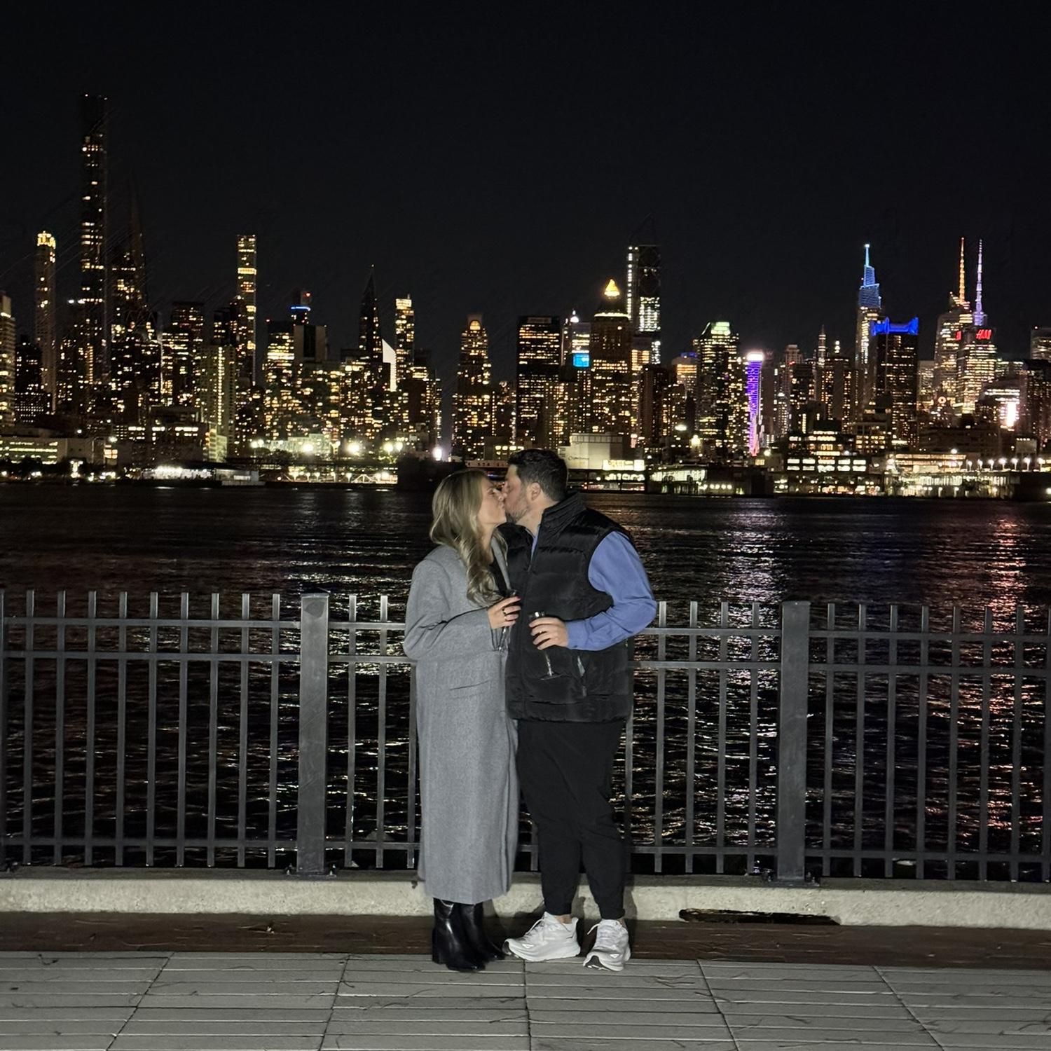 The night we got engaged <3