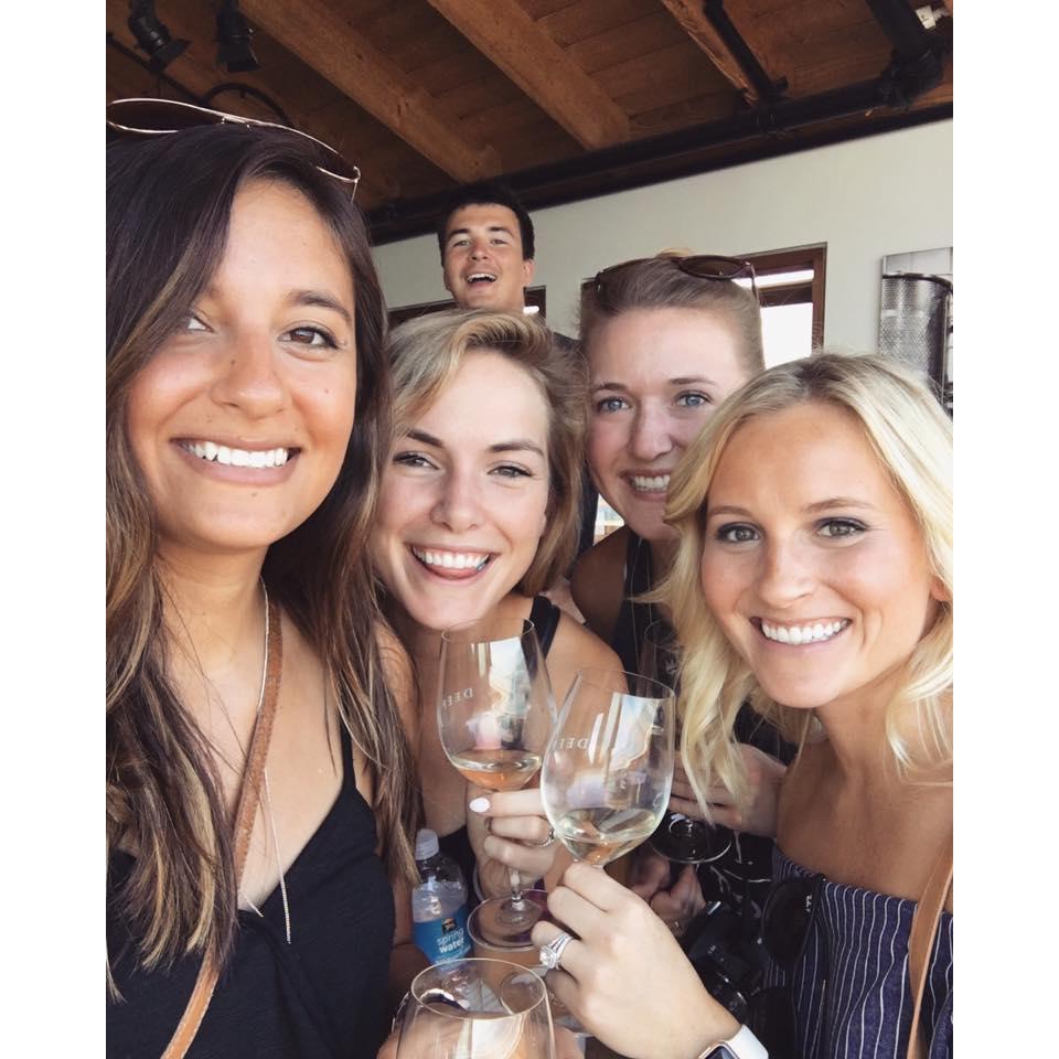 In Santa Barbara with Emily Zamzow and Amanda Forstner!