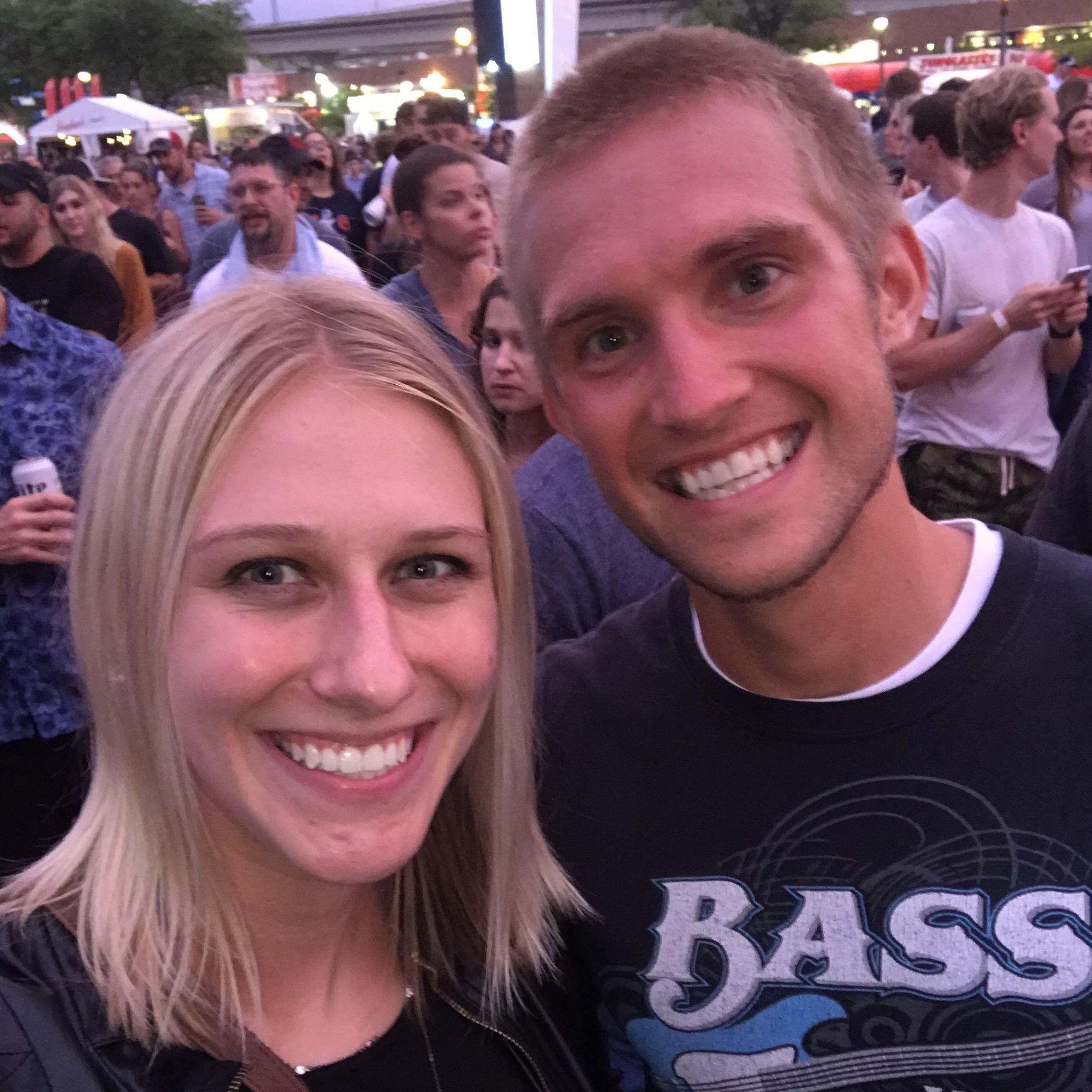 Summerfest 2019 (Our first photo together)