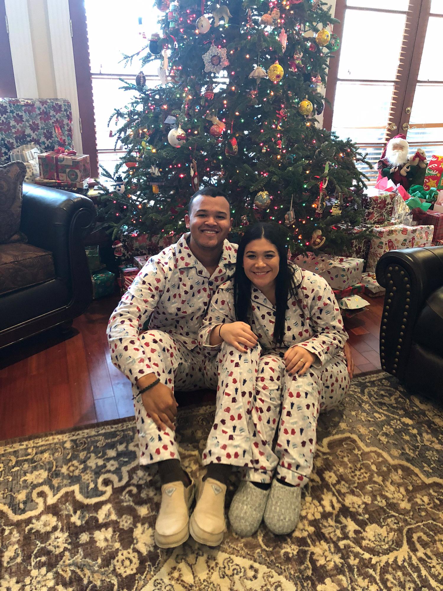 Christmas after Engagement