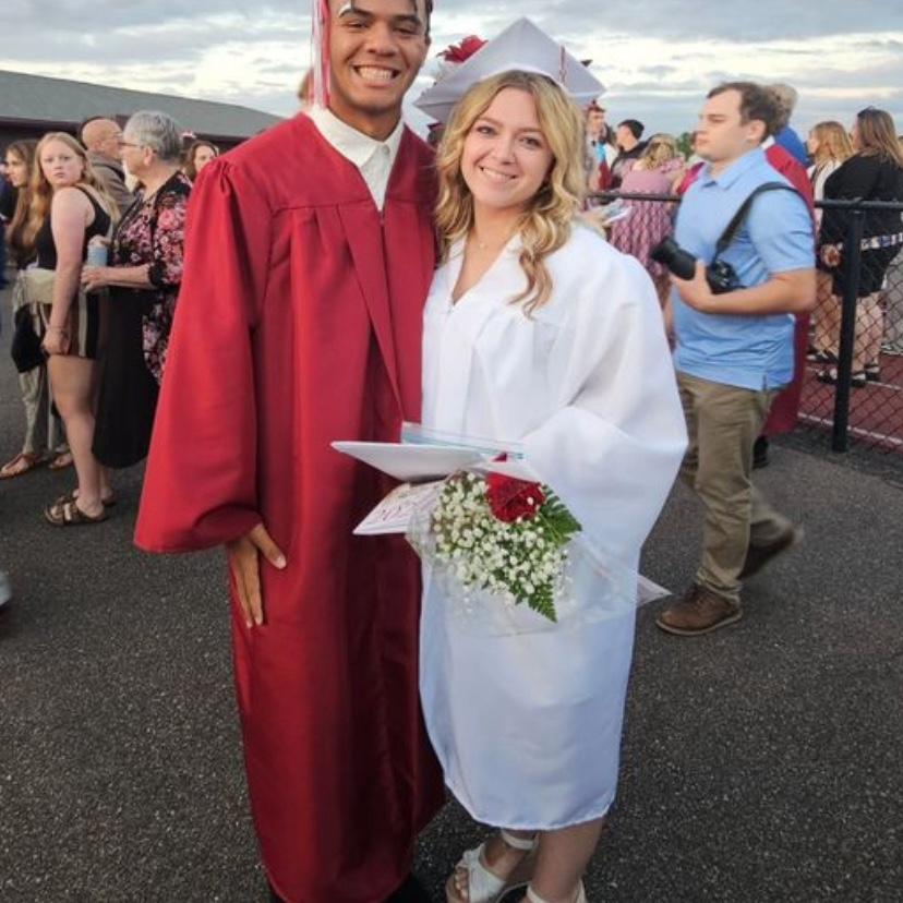Graduation!! We graduated together on 6/11/2024. High school sweethearts :)