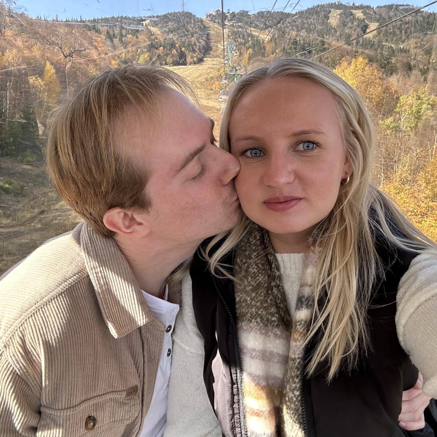 October 2024 - MOMENTS before Alex proposed in Mont Tremblant
