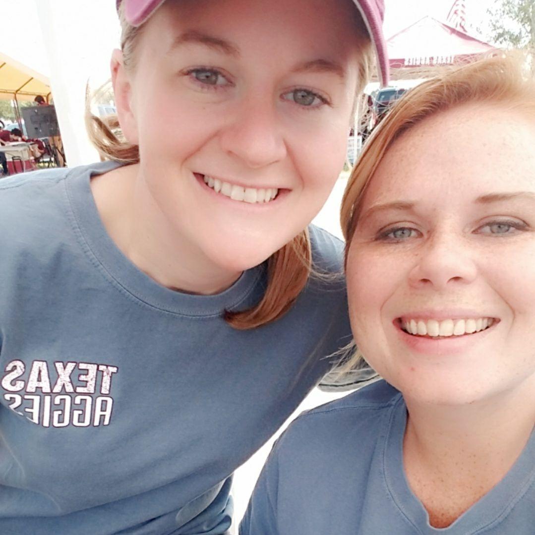 Kelsie's first Aggies game!! Gig em!