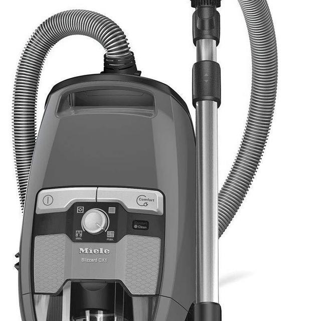 Miele Blizzard CX1 Pure Suction Bagless Canister Vacuum Cleaner, Graphite Grey