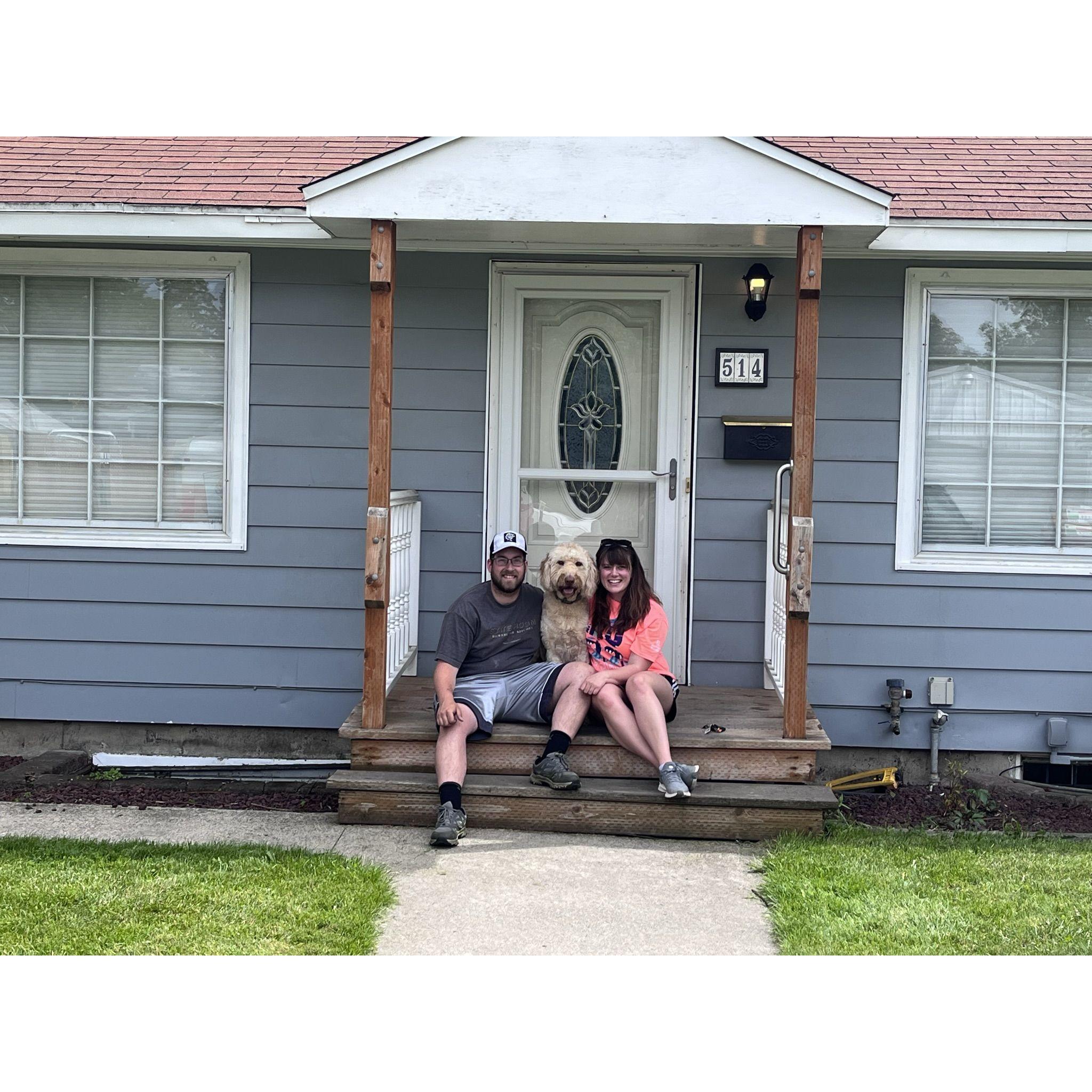 Saying goodbye to our first home that we shared together in Spokane, WA.