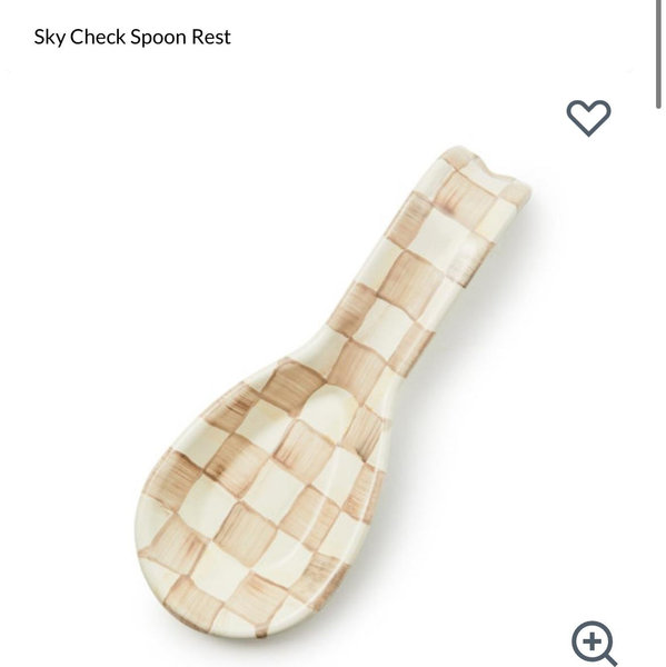Sky Check Spoon Rest