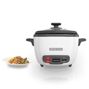 Black & Decker™ 16-Cup Rice Cooker in White