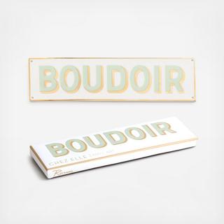 Chez Elle Boudoir Wall Sign