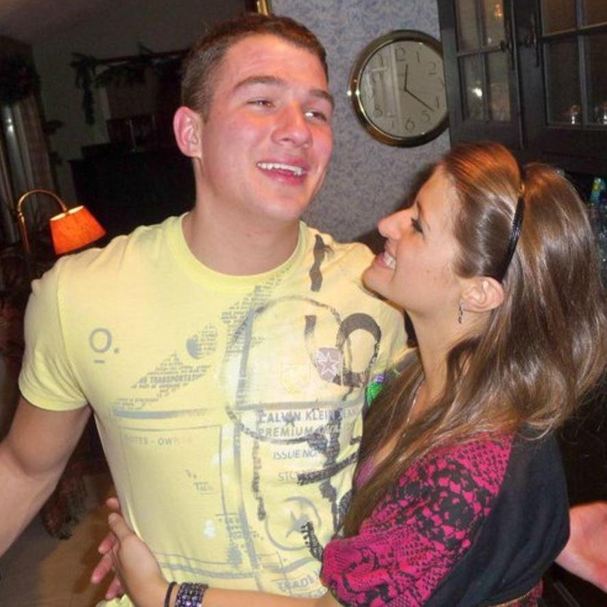 Natalie is likely giving Colby a hard time about something...