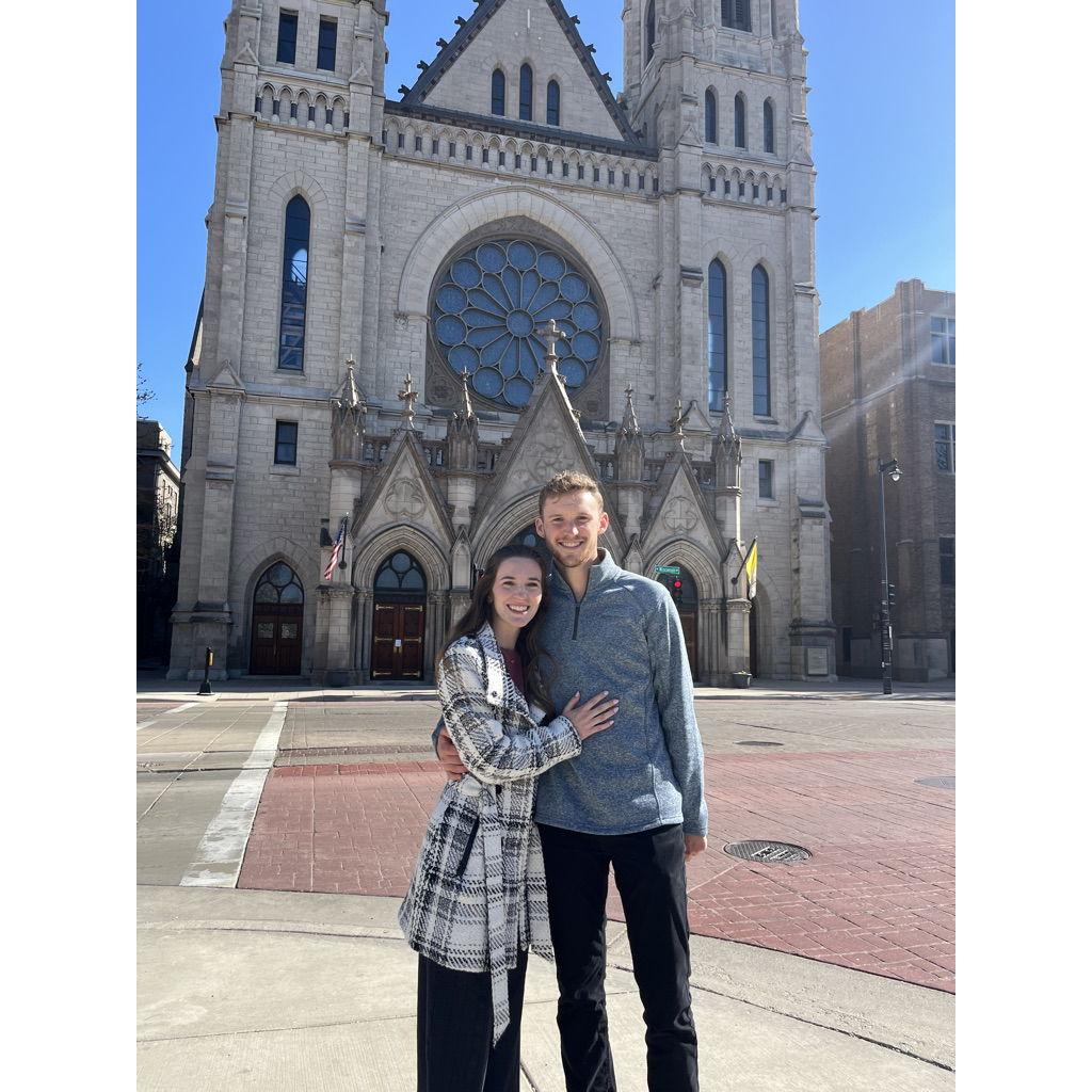 May 10, 2025. Visiting Marquette University for Paul's graduation.