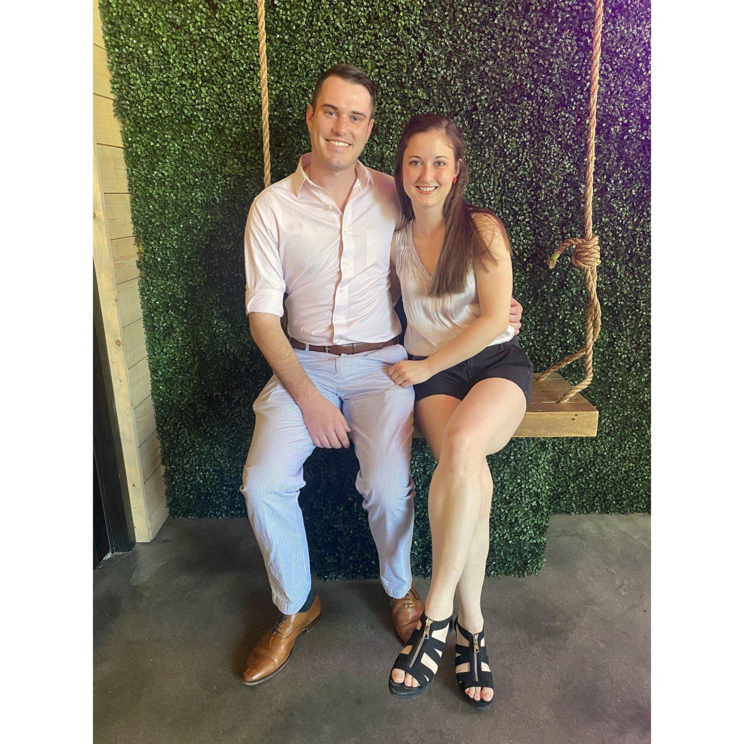One of our first dates as a "new couple"