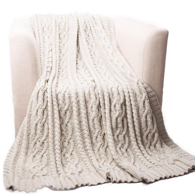Shibles Knitted Luxury Chenille Throw