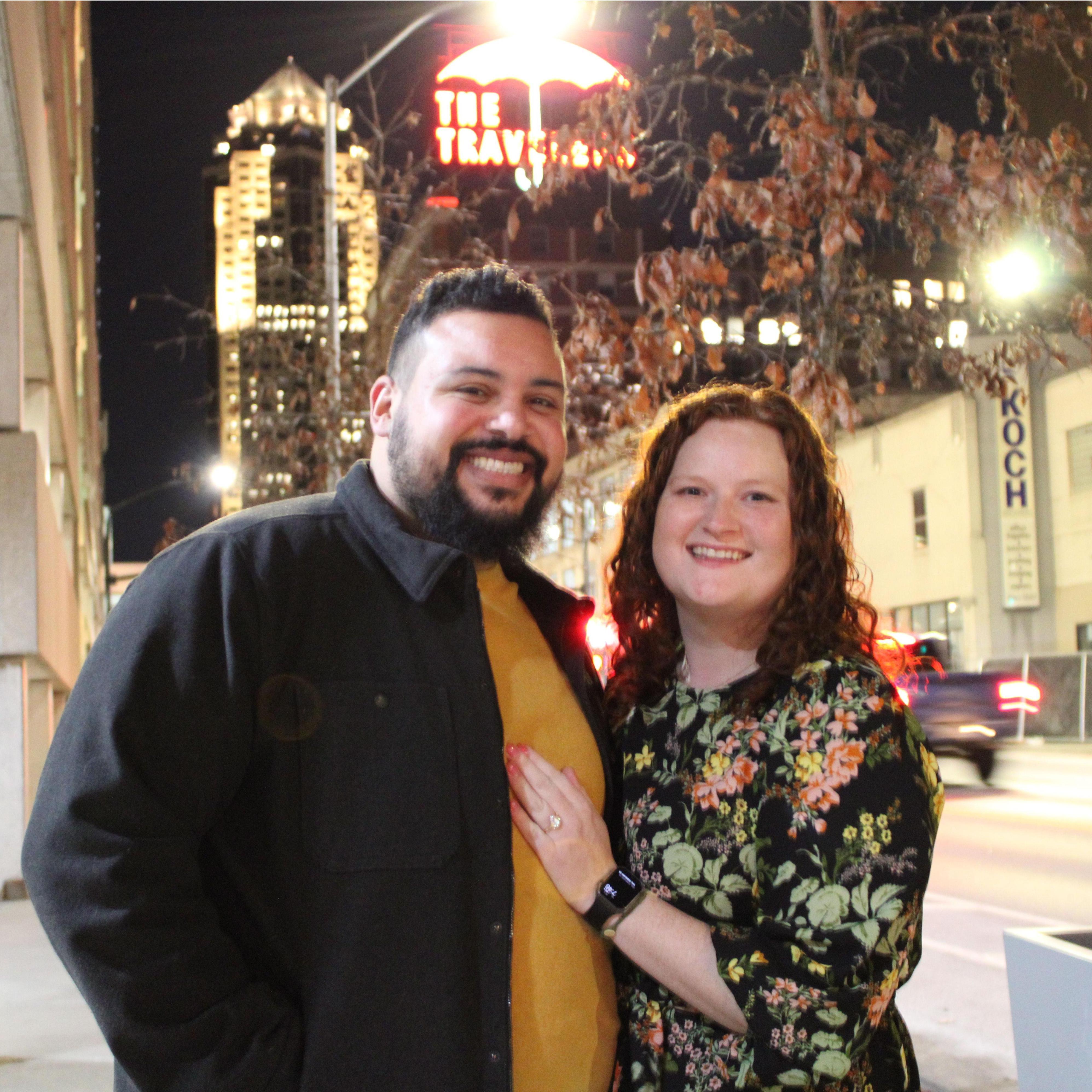 The night she said YES! 
2/29/24