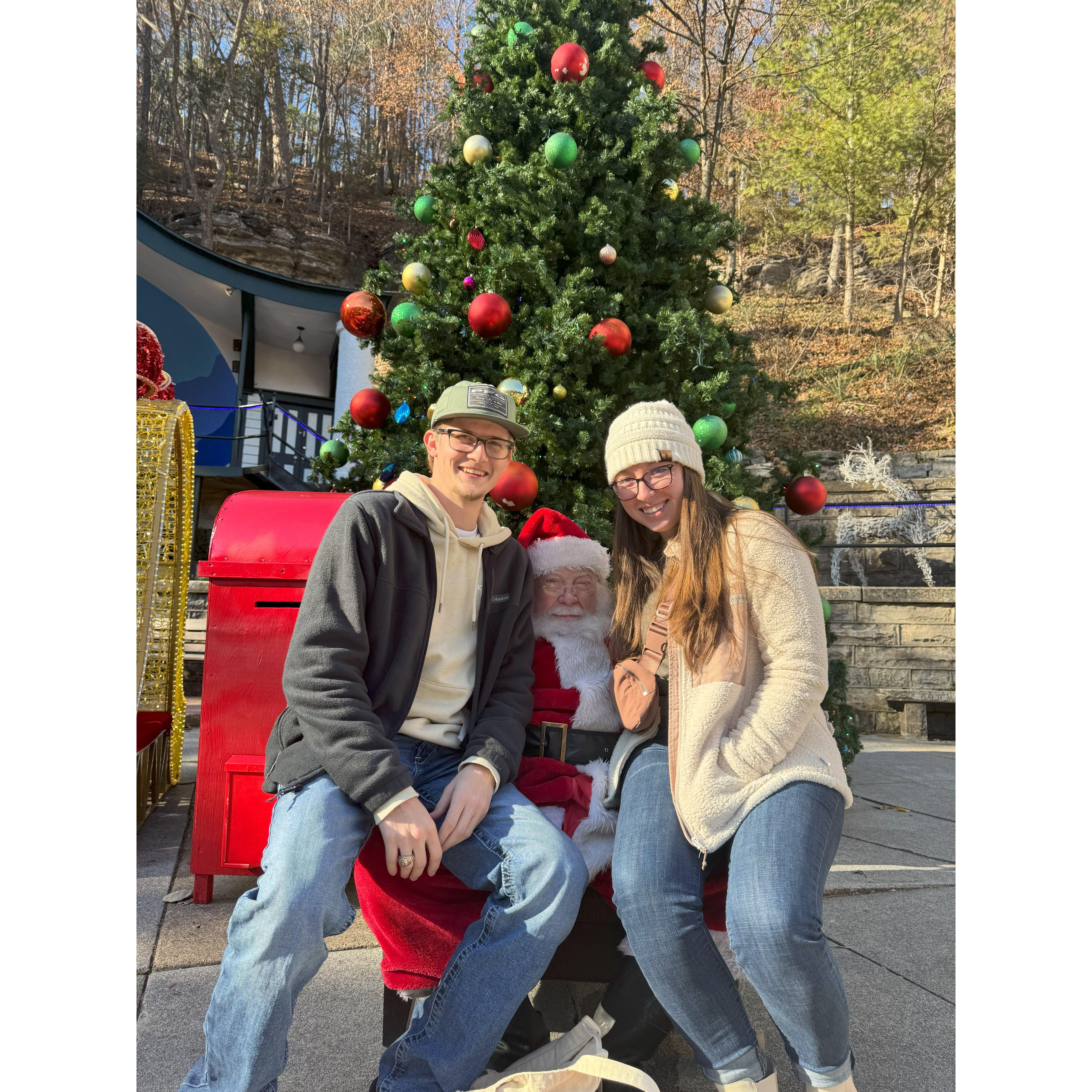You are never too old for Santa! (this was Santa's idea btw)
