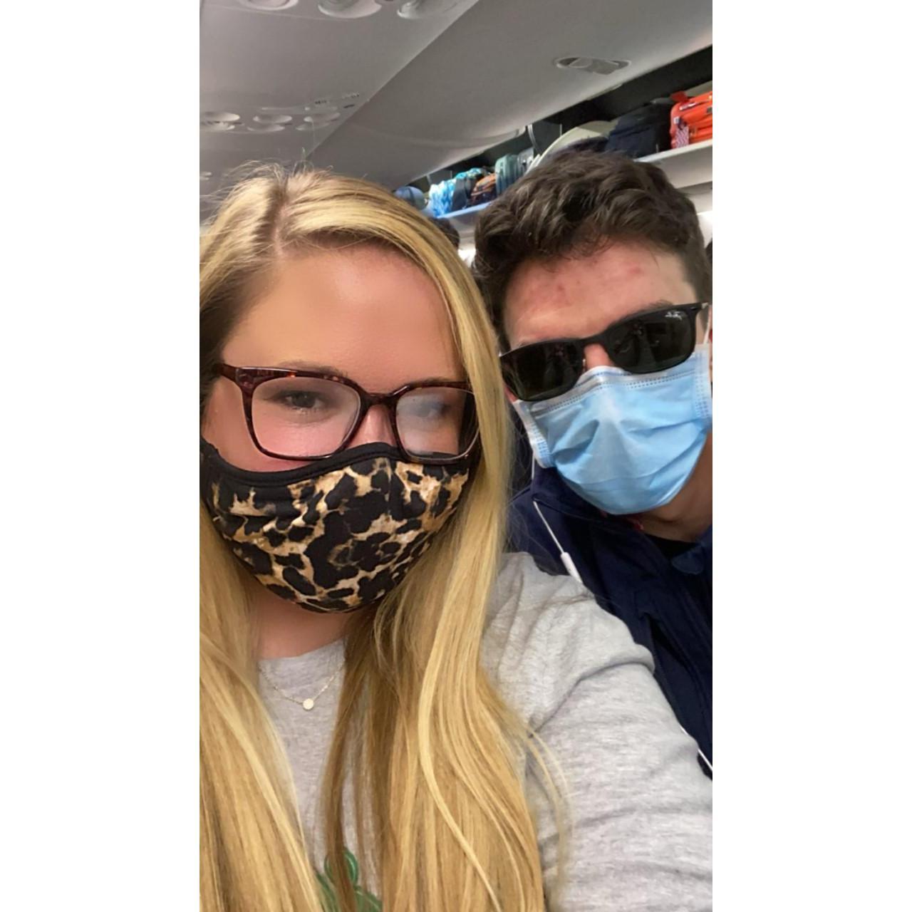 Flying to Estes Park during Covid.