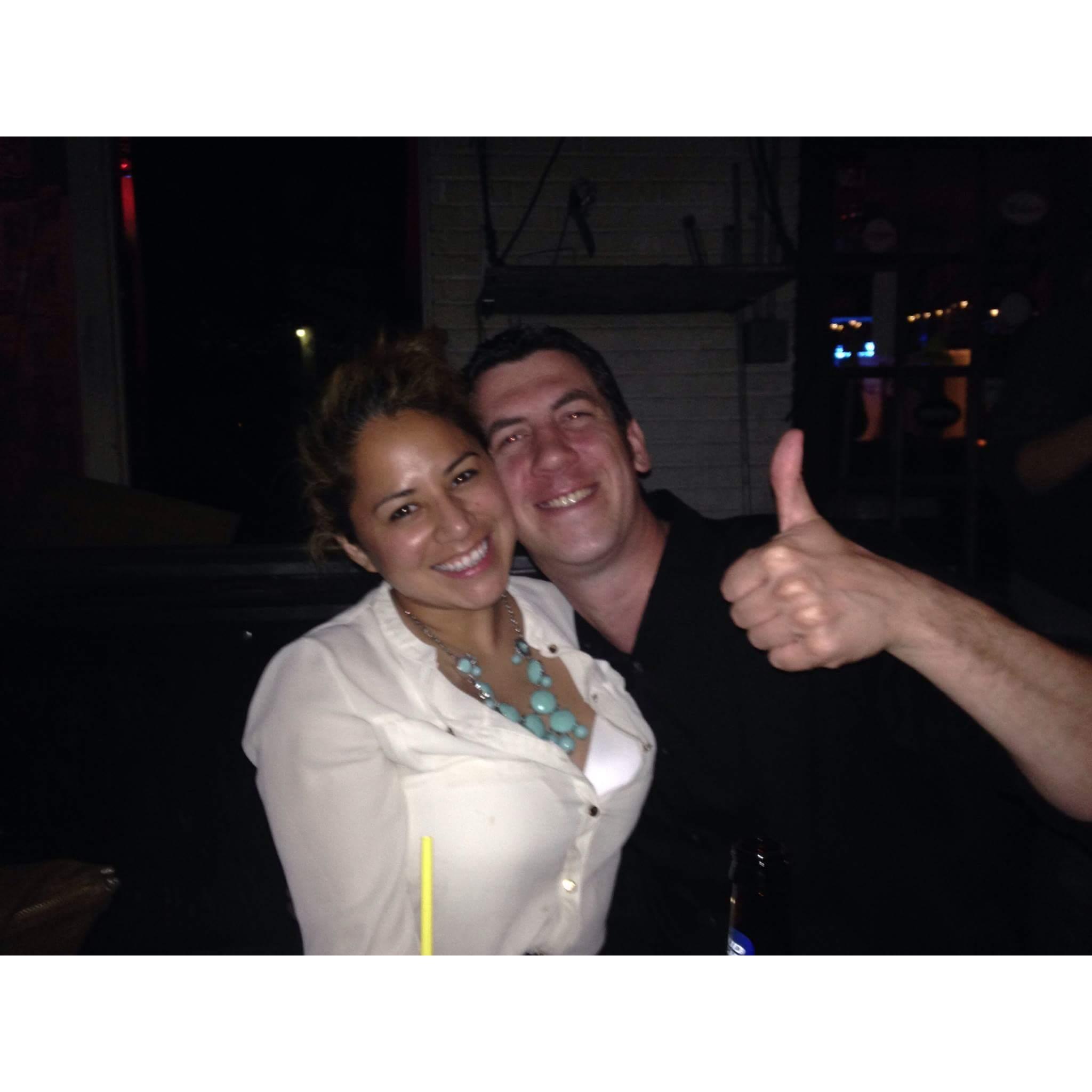 We loved to meet up after work.