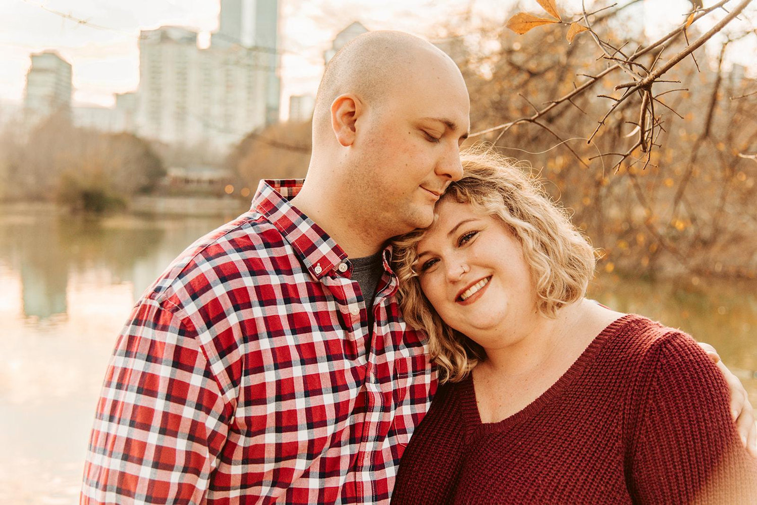 My true love, my very best friend, and soon to be MY HUSBAND!