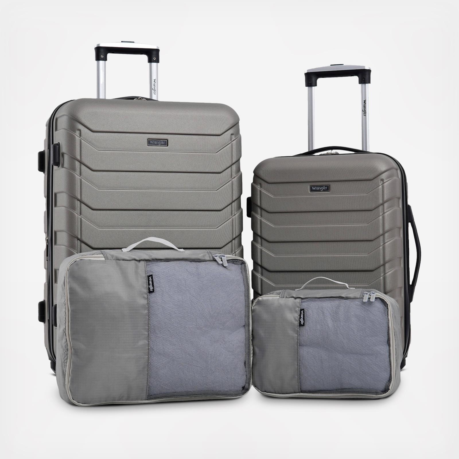Traveler's Club, Wrangler Durham 4-Piece Luggage Set | Zola