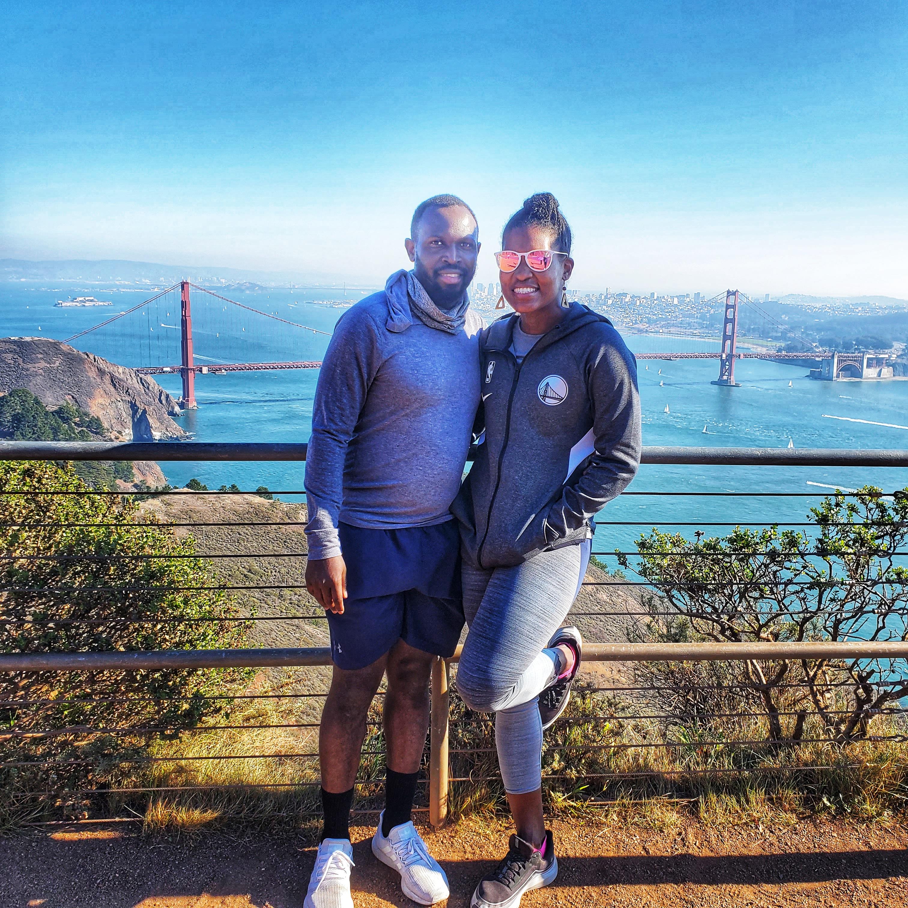 One of our many run/hike dates. Dating in 2020 involved a lot of outdoor dates and outdoor dining. We were each other's bubble. Nov 2020
