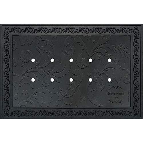 Briarwood Lane Outdoor Rubber Doormat Tray for 18" x 30" Doormats Floral Design