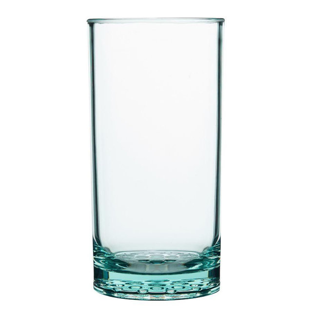 Happy Hour Acrylic Highball Glasses, Set of 4 - Turquoise