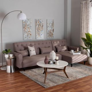 Chesterfield Retro-Modern Upholstered Convertible Sleeper Sofa