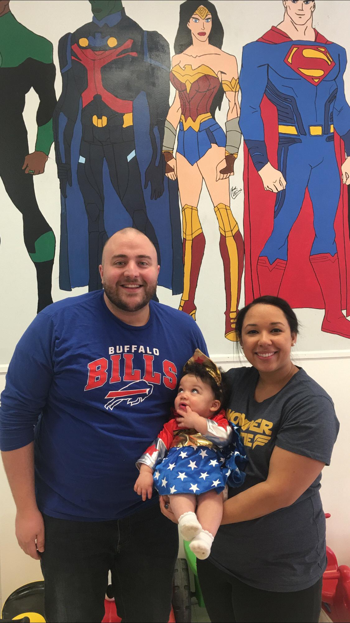 Us with my niece Elle at her 1st birthday party!