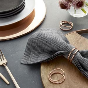 Aria Copper Napkin Ring