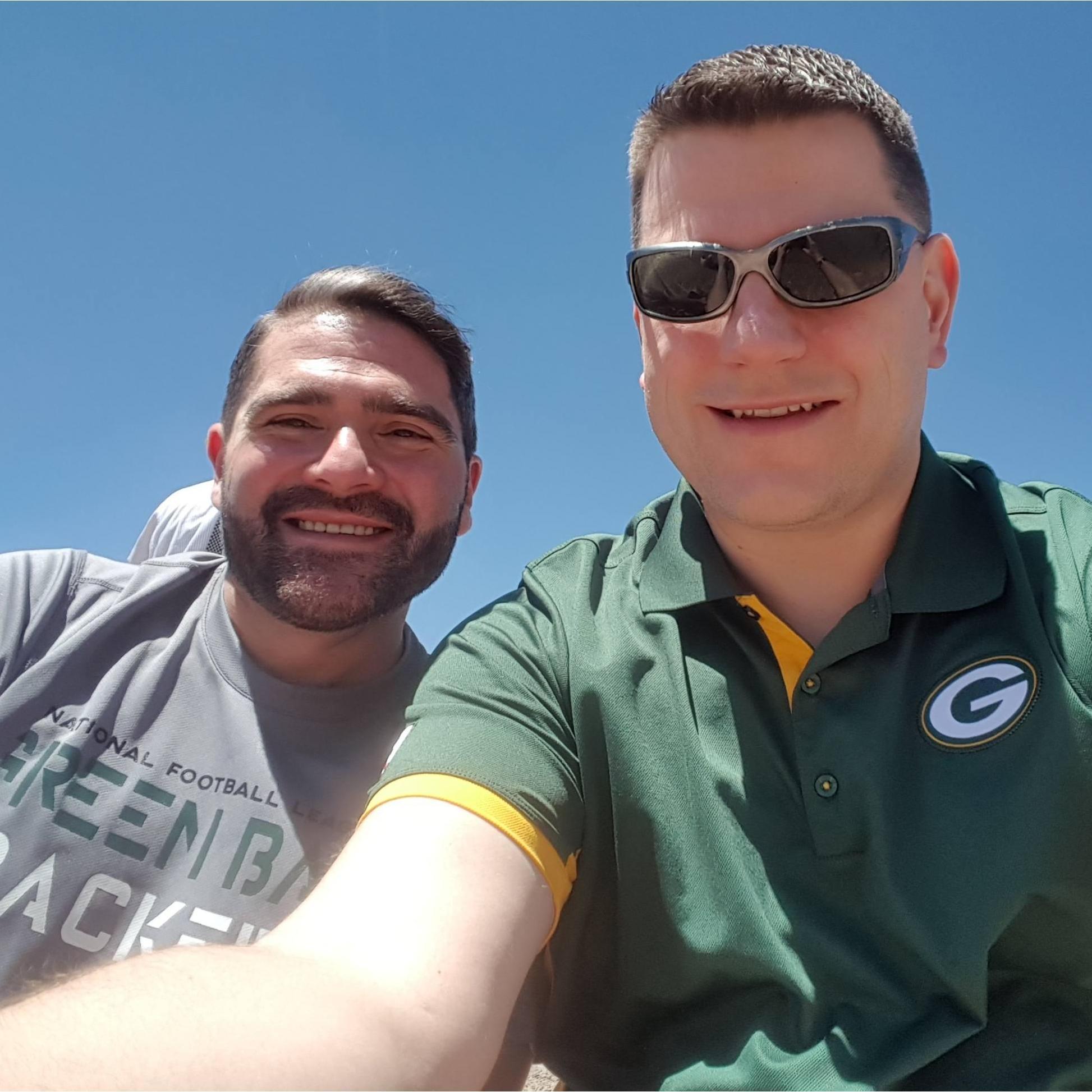 God, Family and the Green Bay Packers....it was love at first "GO PACK GO"!!!