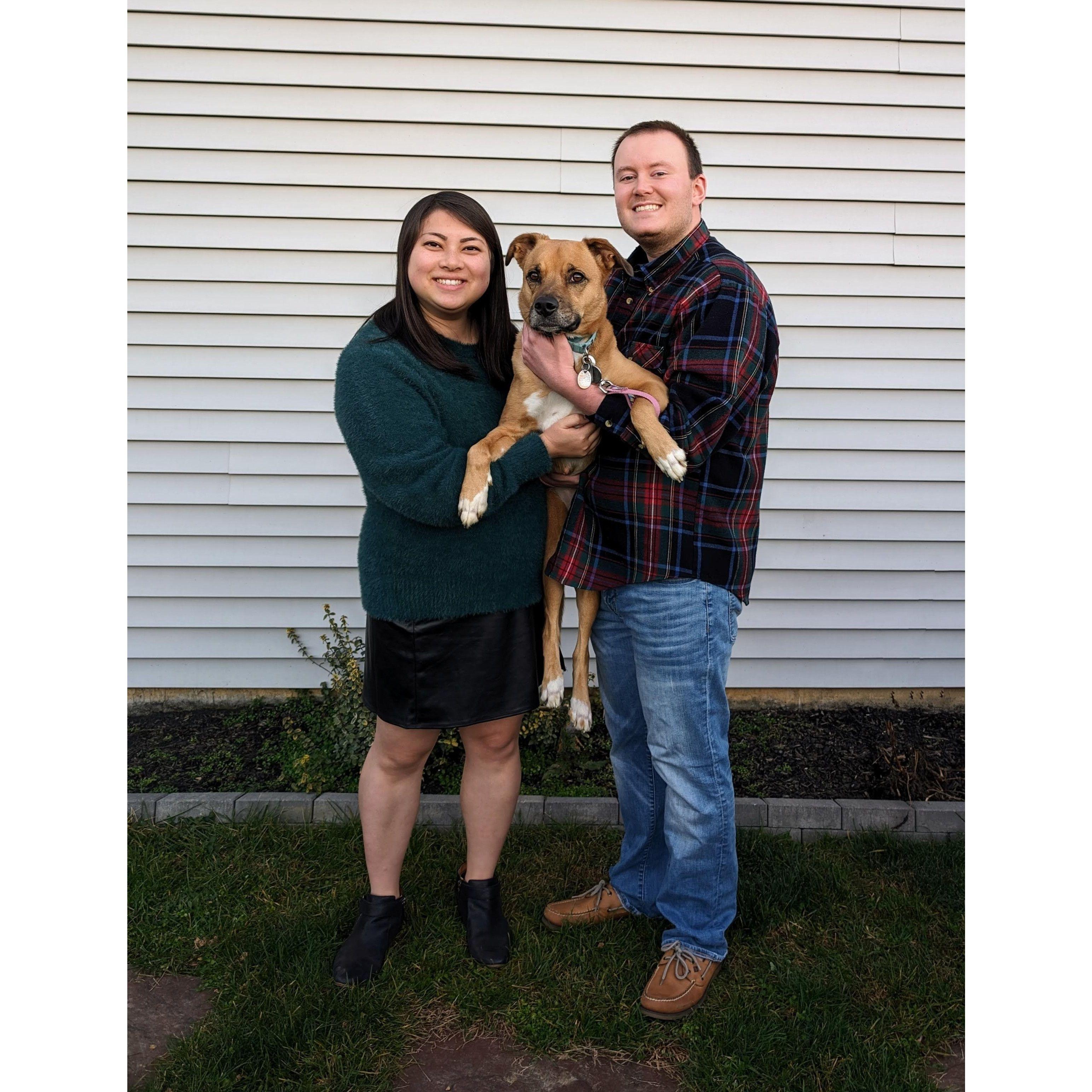 First holiday card as homeowners
