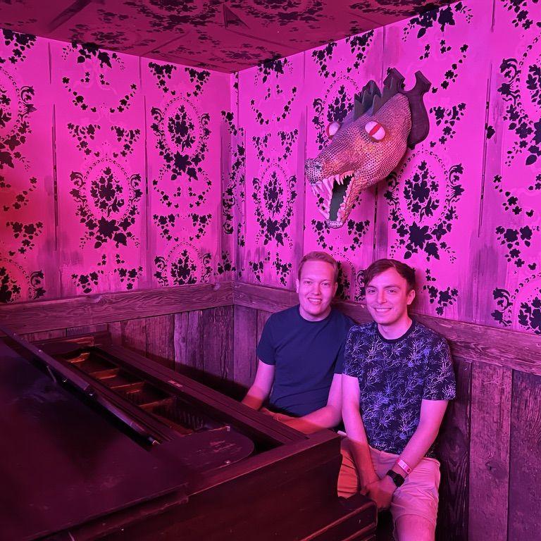 Visiting Meow-Wolf in Santa Fe (2022).