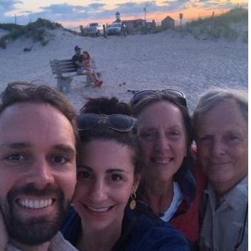 With the Abrams on Long Island