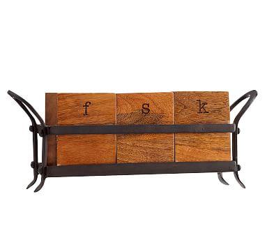 Vintage Blacksmith Flatware Caddy