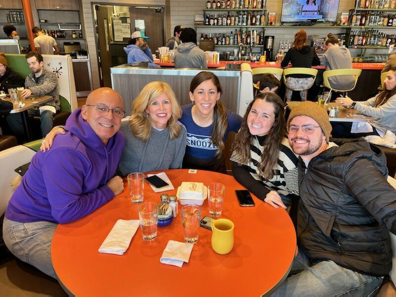 visiting michael’s family in dallas!