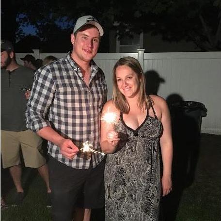 Celebrating the 4th of July, which happens to be our dating anniversary.