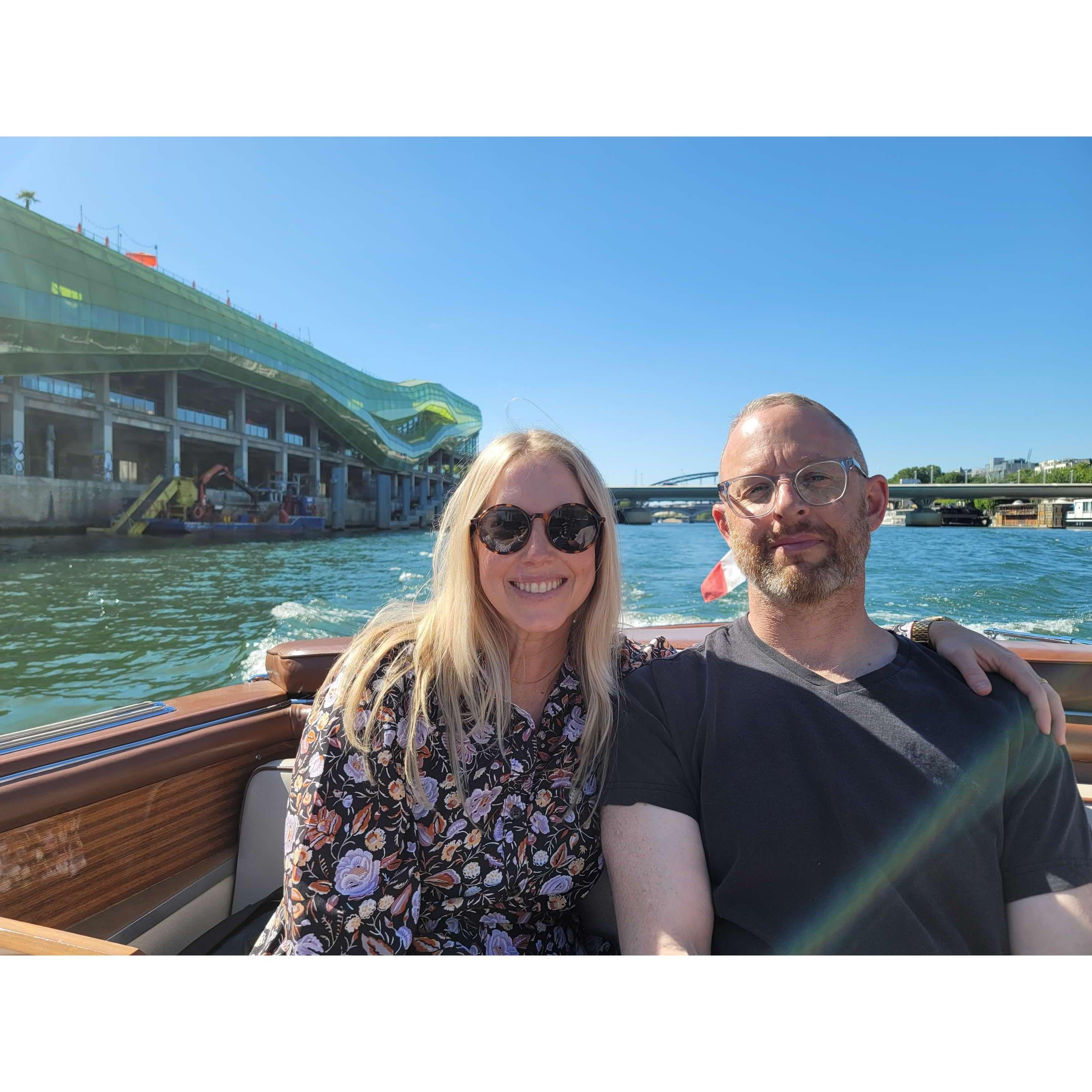 Private boat tour in Paris, France - May 2022