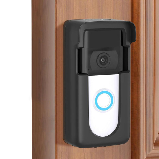 Adhesive Doorbell Mount Compatible with Video Doorbell 1/2/3/3 Plus/4/(2020 Release)/(2023 Release), No-Drill Door Mount Cover Holder Accessories, Easy Installation, Not Block Doorbell Sensor