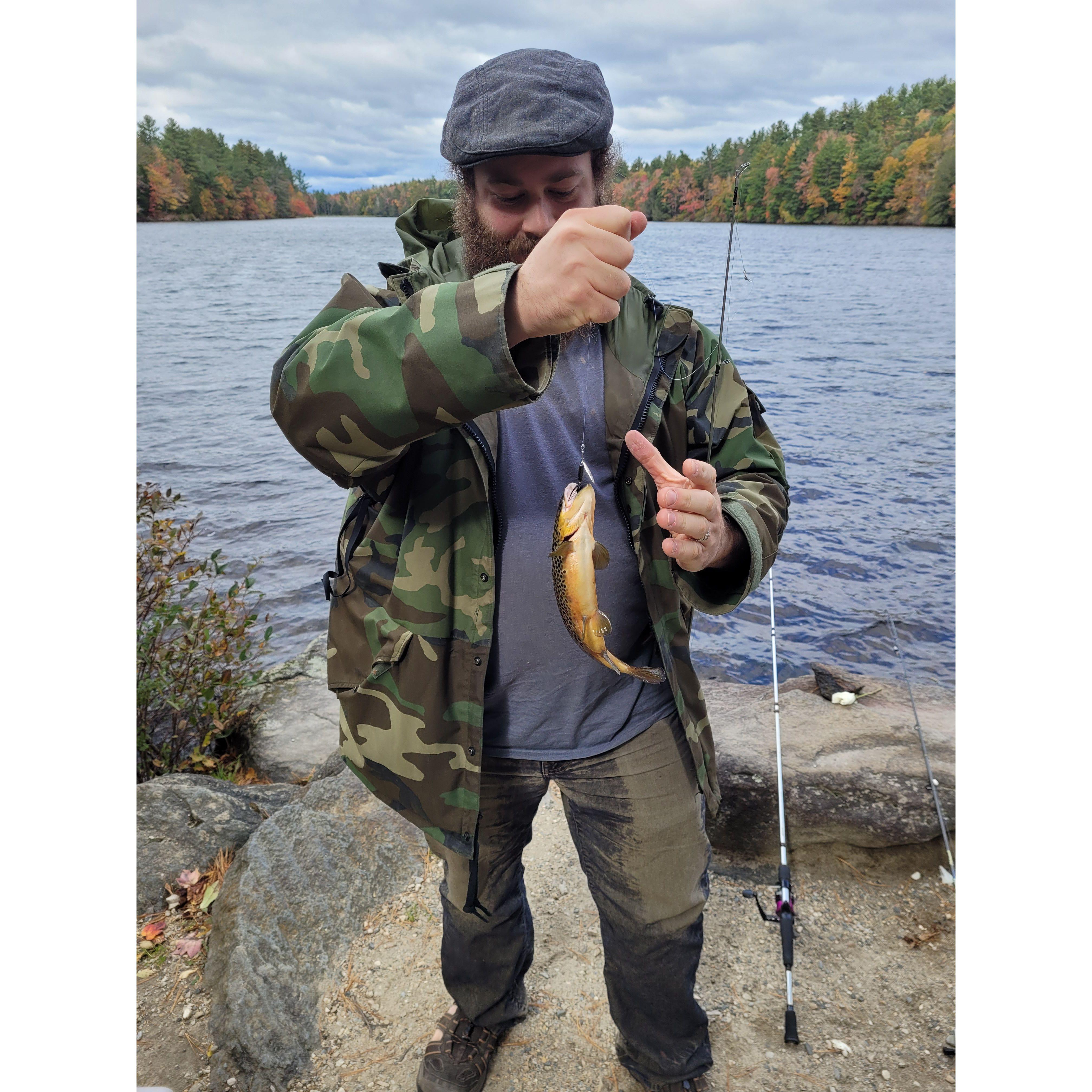 FINALLY caught the target species! At DAR State Forest