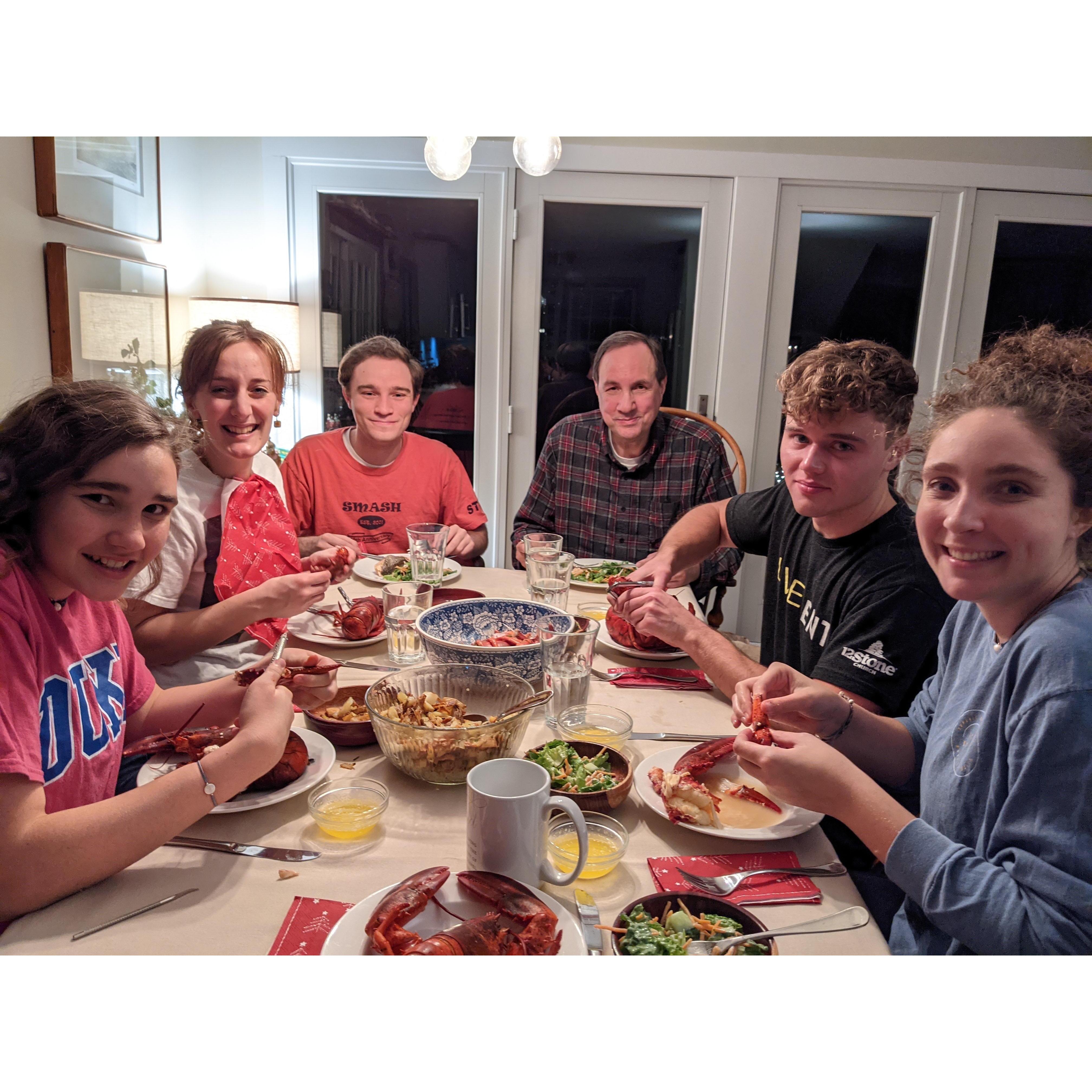 Walker's first Cape Cod Lobster extravaganza!