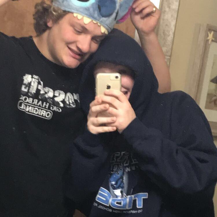 Our first actual selfie together.