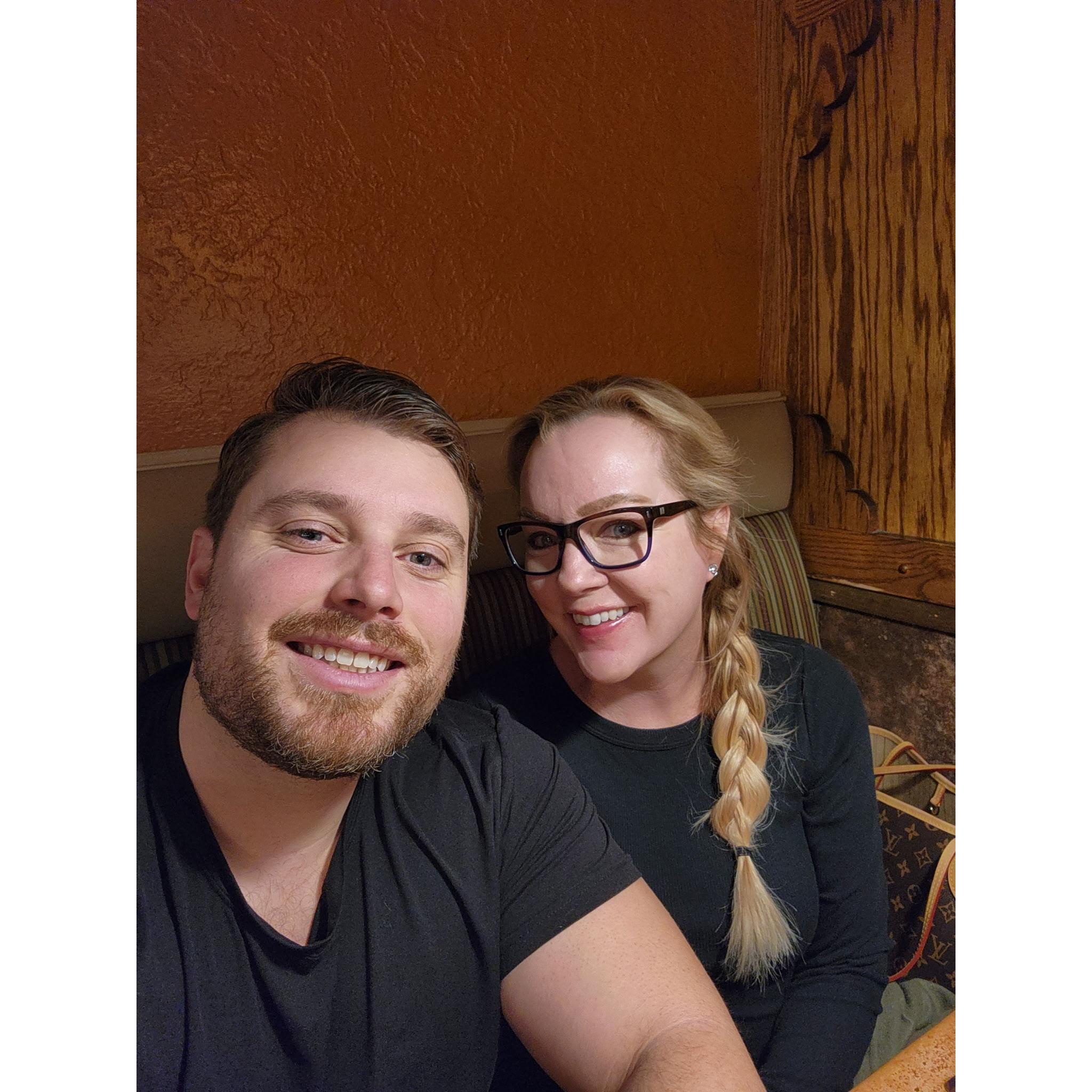 Hanging out in Albuquerque for his brother's wedding.