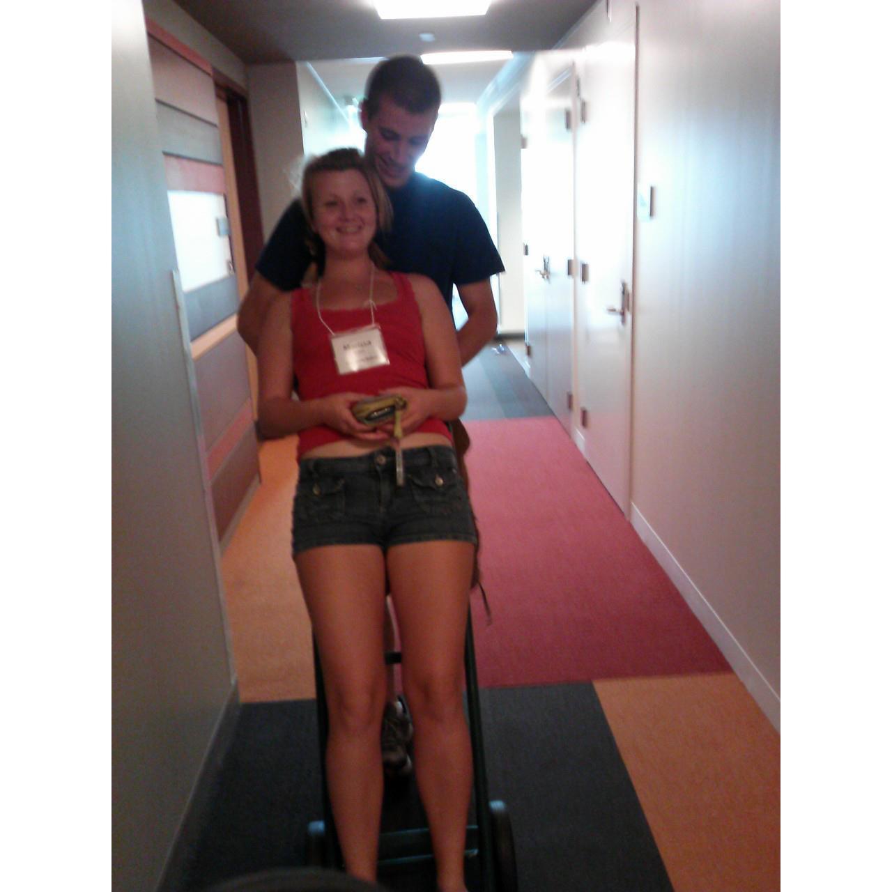 Cj moving me into my dorm my senior year at UML! 9/2013. Damn so tan.