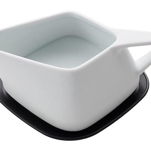 That! 'Heat That' Warming Gravy Boat and Hot Plate, White