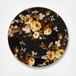 Wild Rose Brown Stainless Steel Serving Platter