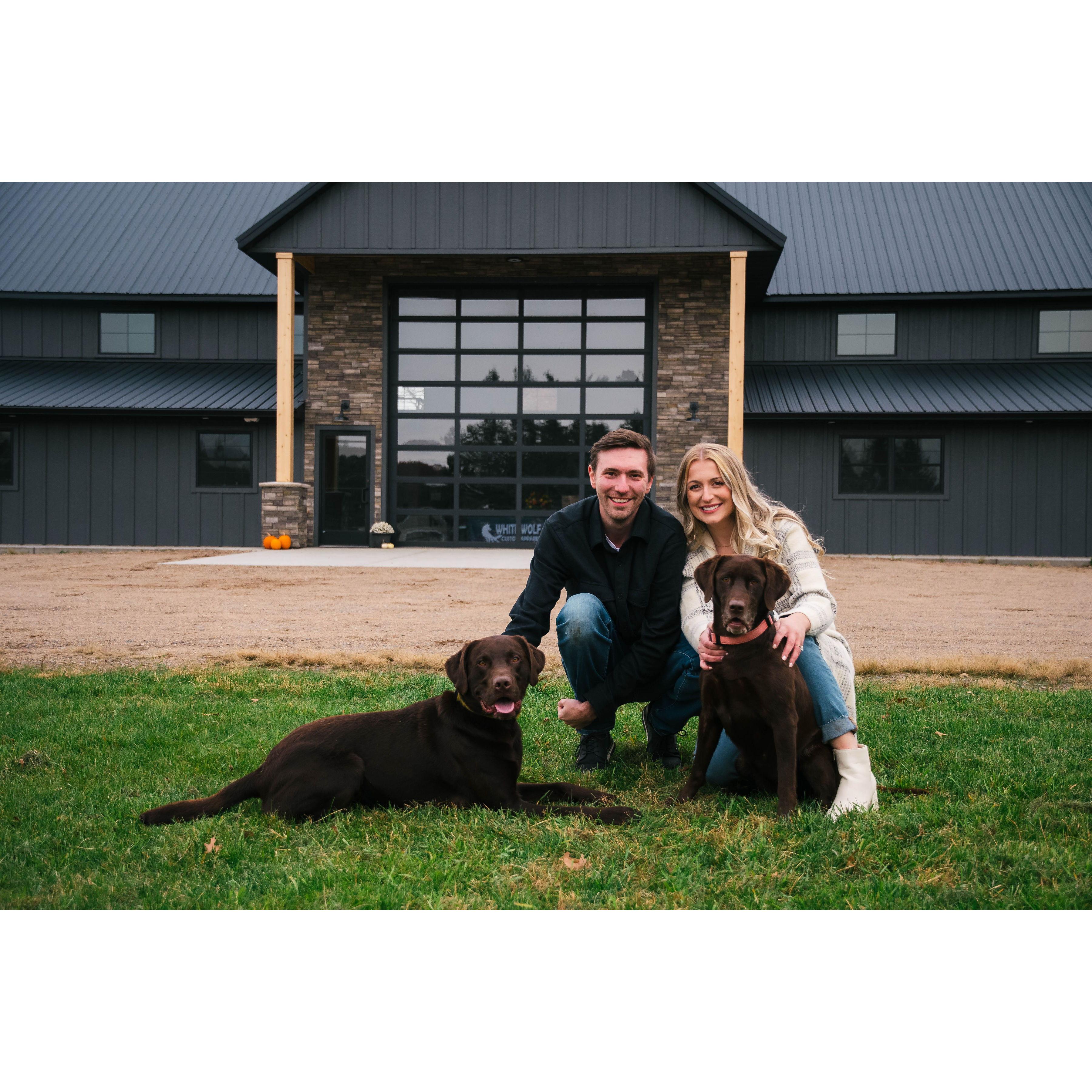 A true miracle - getting our furbabies Gus and Mya to pose for a photo