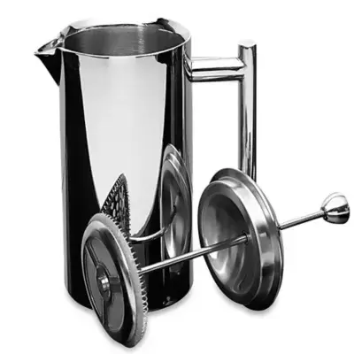 Frieling 35 oz. Insulated Stainless Steel French Press in Mirror Finish