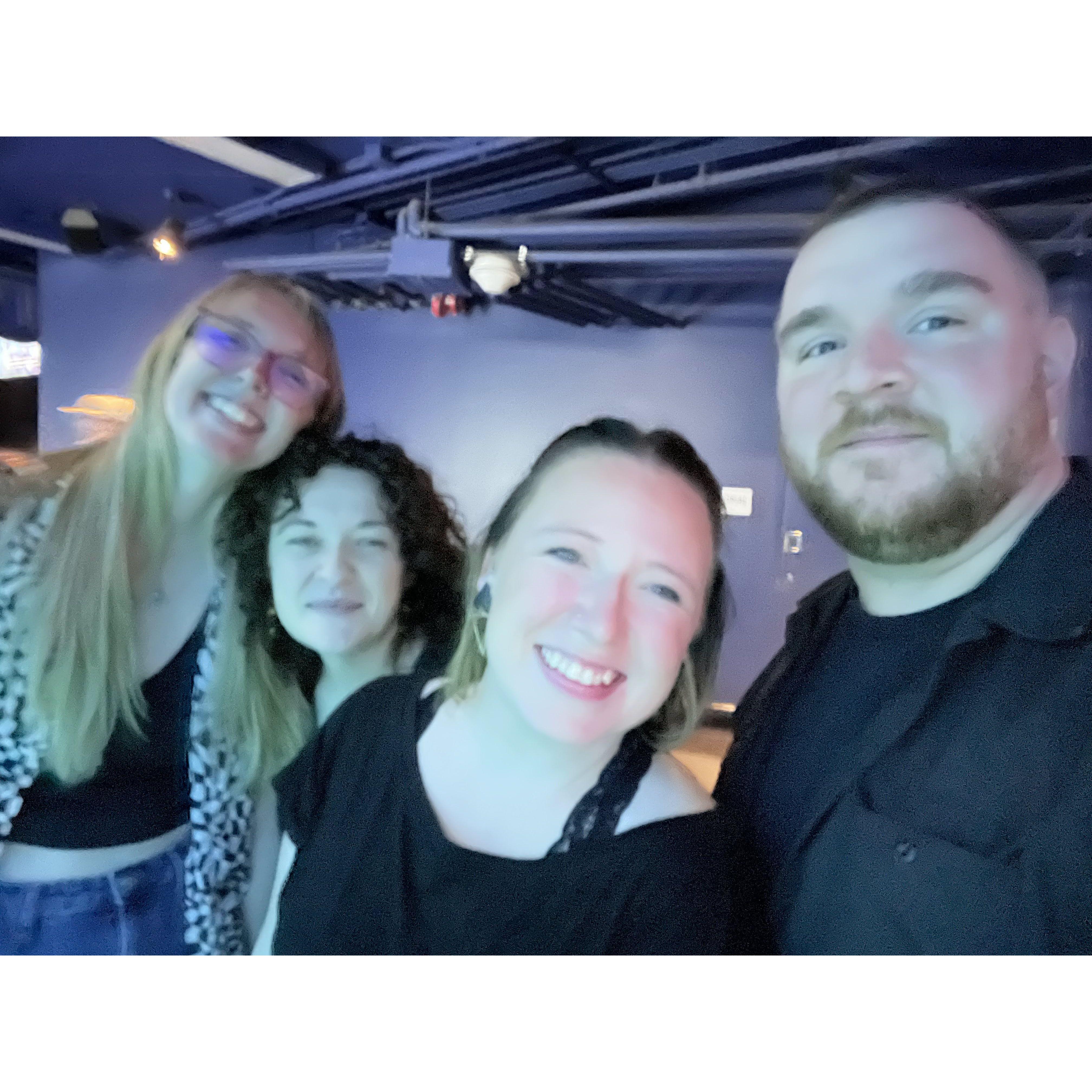 Tim and the girls surprised Kat with a behind the scenes tour at the Aquarium for her birthday.