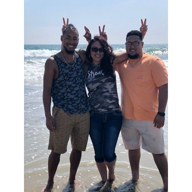 Back home in Cali years ago on the beach, enjoying life.